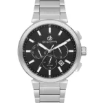 ساعة بيجوتي ميلانو الرجالية الأنيقة BG.1.10606 بسوار من الفولاذ المقاوم للصدأ