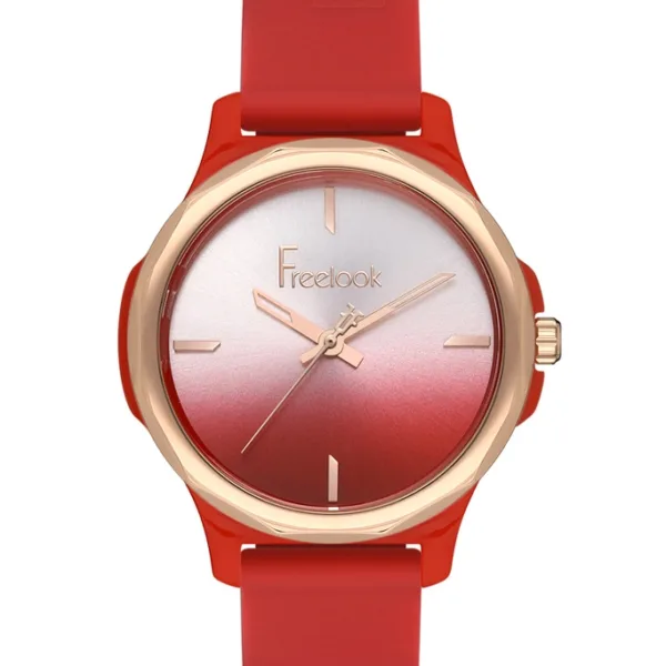 FL.1.10227 Elegant Freelook Paris Women's Watch Silicone Band