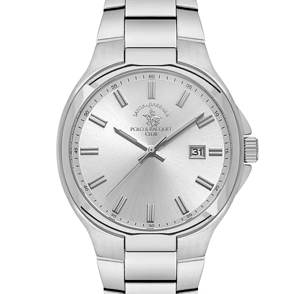 SB.1.10544 Elegant Santa Barbara Polo Men's Watch Stainless Steel Band