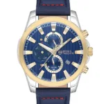 ساعة رجالية سير جلد طبيعي من سيرجيو تاتشيني جريئة وأنيقة وذات جذور إيطالية ST.1.10120