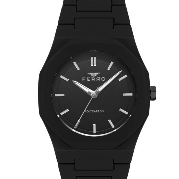 F11400D Ferro Poly Carbon Strap Men's Wristwatch