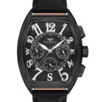 ساعة رجالية FM11447B بسوار جلدي