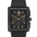 ساعة رجالية بسوار جلدي FM11465BWT