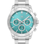 ساعة رجالية FM11468AWT بسوار من الفولاذ المقاوم للصدأ