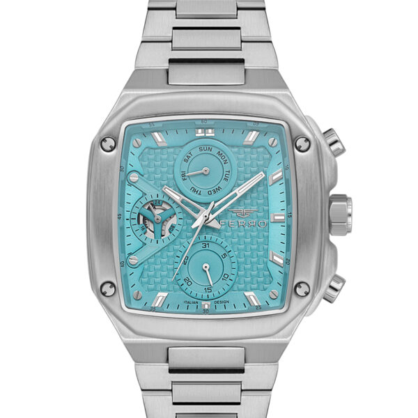 ساعة رجالية FM11485A بسوار من الفولاذ المقاوم للصدأ