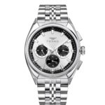 ساعة رجالية FM11755AWT بسوار من الفولاذ المقاوم للصدأ