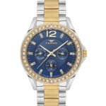 ساعة نسائية FM21140A بسوار من الفولاذ المقاوم للصدأ