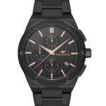 ساعة رجالية FM40102A بسوار من الفولاذ المقاوم للصدأ