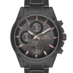 ساعة رجالية FM43047A بسوار من الفولاذ المقاوم للصدأ