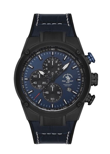 SB.3.10001 Elegant Santa Barbara Polo Men’s Watch Genuine Leather Band