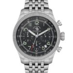 SB.8.10007 Elegant Santa Barbara Polo Men’s Watch Stainless Steel Band