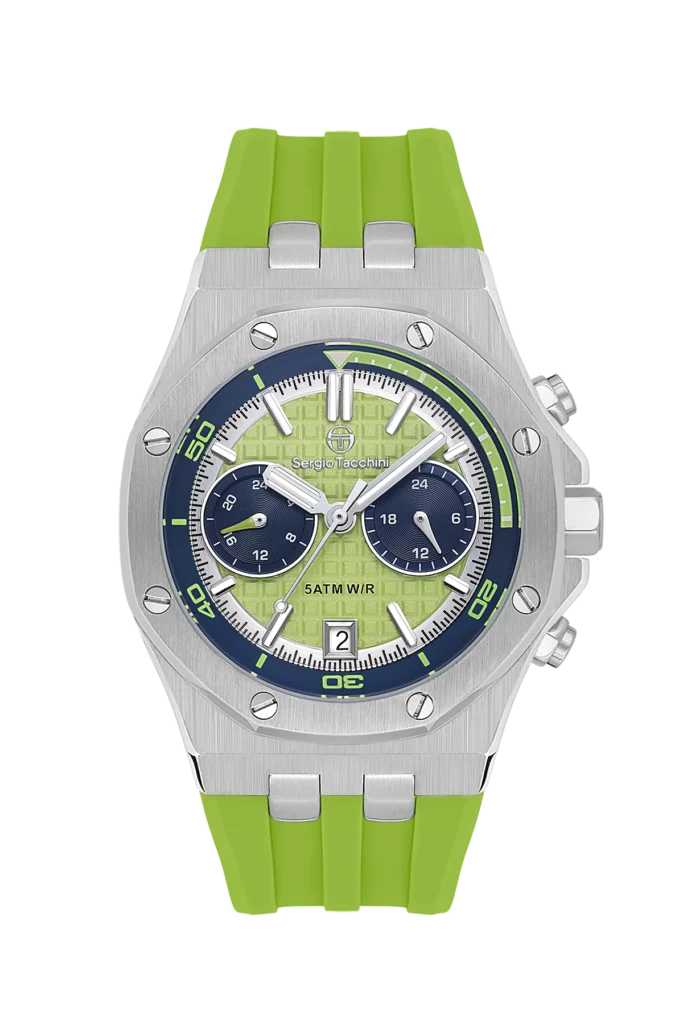 ST.1.10447 is a men's multi-functional silicon watch/ versai