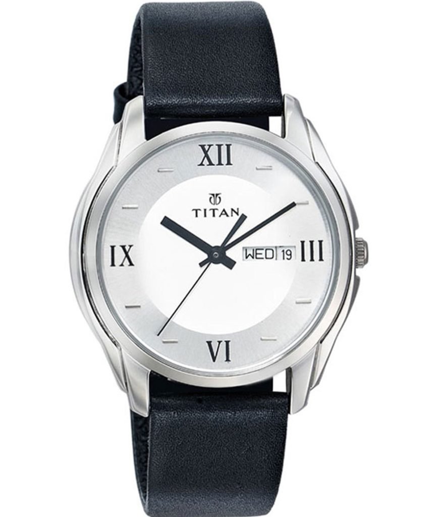 Titan Men's Watch Leather Strap Watch, 1578S