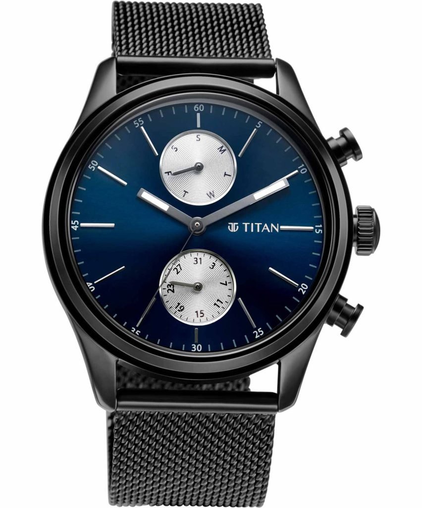 Titan Men's Watch Stainless Steel Strap Watch, 1805N