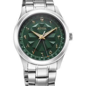 Titan Men's Watch Arabic Classique Collection, Stainless Steel Strap, 1805S