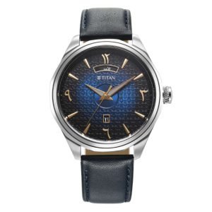 Titan Classique Men's Watch Analog Arabic Leather Strap, 1829S