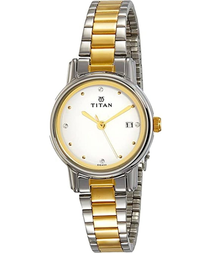 Titan Women's Watch Karishma Collection Analog, Stainless Strap, 2572BM