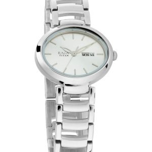 Titan Women's Watch Raga Collection Analog, Stainless Strap, 2620SM01