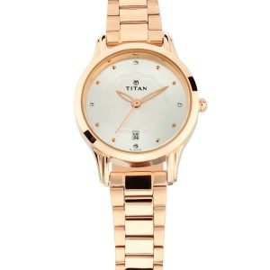 Titan Women's Watch Stainless Steel Strap Watch, 2628WM
