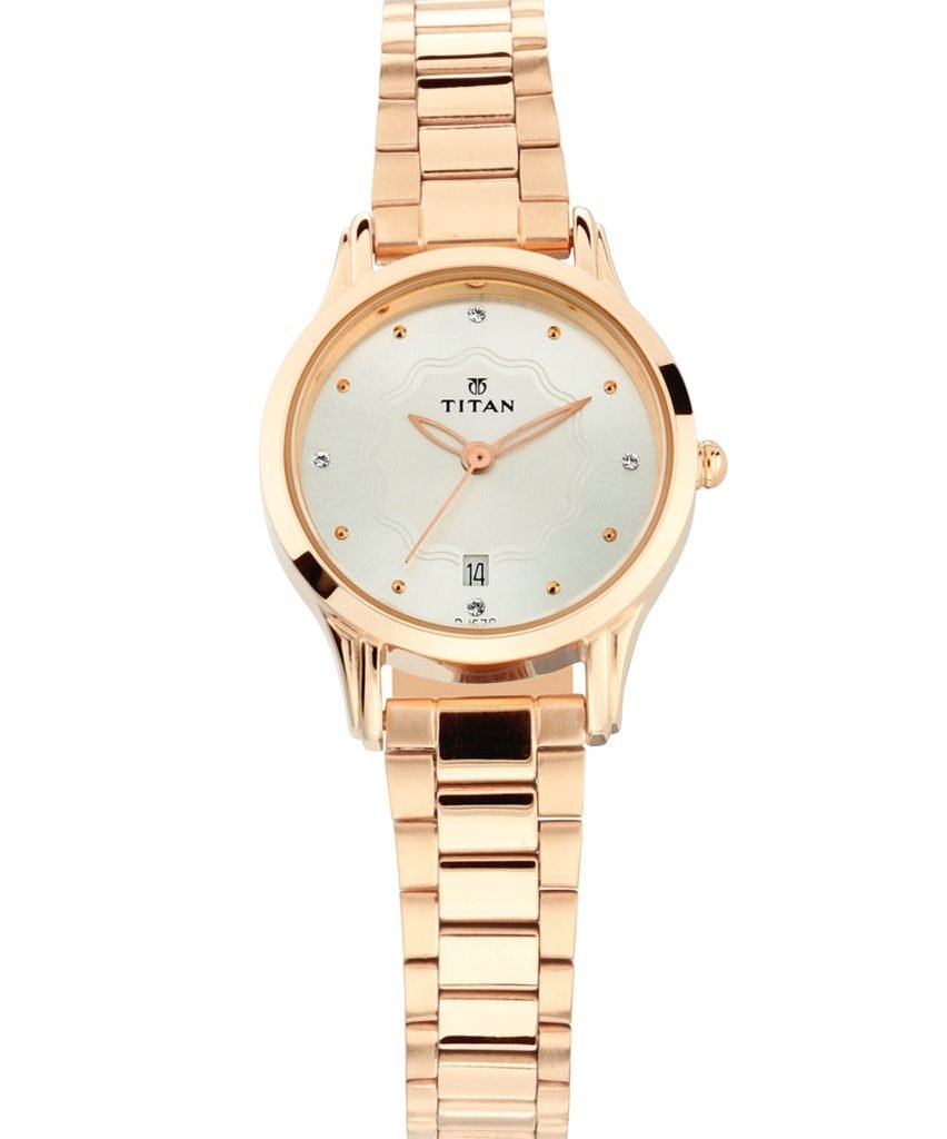 Titan Women's Watch Stainless Steel Strap Watch, 2628WM