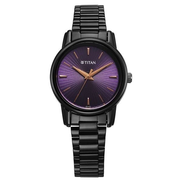 Titan Women's Watch Analog Stainless Steel Band, 2760NM