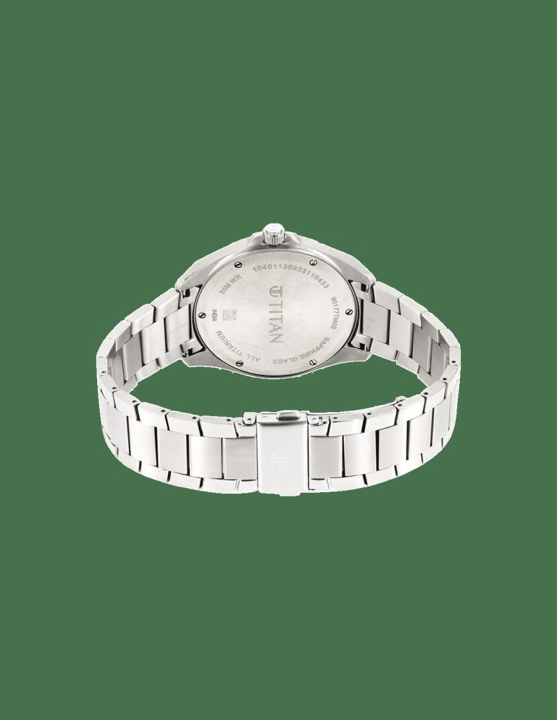 Titan Men's Titanium Quartz With Titanium Strap, 90177TM