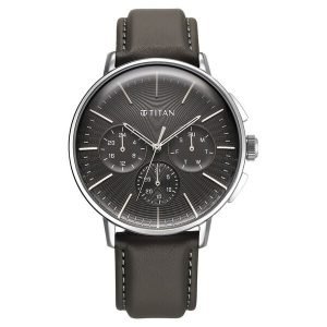 Titan Light Leathers Men's Multifunction Watch Leather Strap, 90200SL
