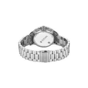 Titan Classique Half Cut Chronograph Stainless Strap,90218SM