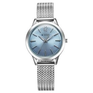 Titan Timeless Urban Quartz Analog Women's Metal Strap, 95287SM
