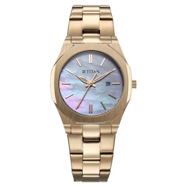 Titan Workday Wonders Mother Date Watch for Women, 95295WM