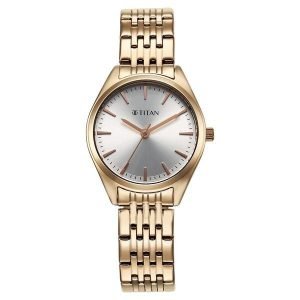 Titan Workmode Quartz Analog Women's Watch Stainless Steel Strap, 95322WM