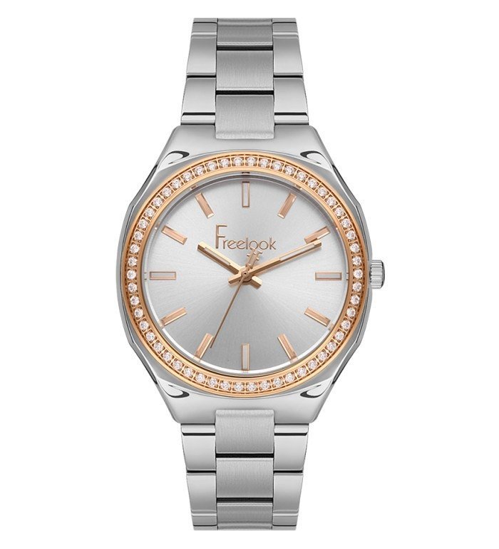 FL.1.10397 Elegant Freelook Paris Women's Watch Stainless Steel Band /versai