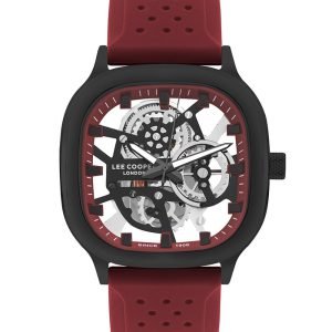 "Lee Cooper Men's Analog Watch Silicone Band, LC07973