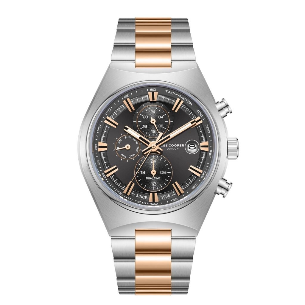 Lee Cooper Men's Multifunction WatchMetal Band,LC08214