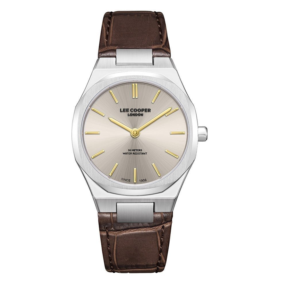 Lee Cooper Women's Analog Watch with Leather Band, LC08337