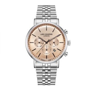 Lee Cooper Men's Multifunction Watch Stainless Steel Band, LC08372