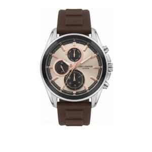 Lee Cooper Men's Multifunction Watch Silicone Band, LC08387