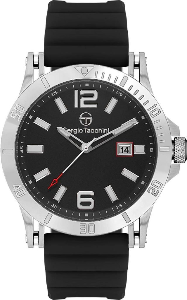ST.1.10427 is a men's multi-functional silicon watch/ versai