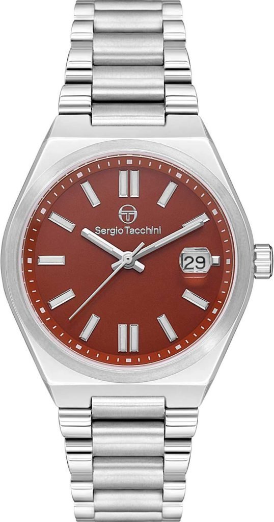 ST.1.10433 is a men's with a silver stainless/ versai
