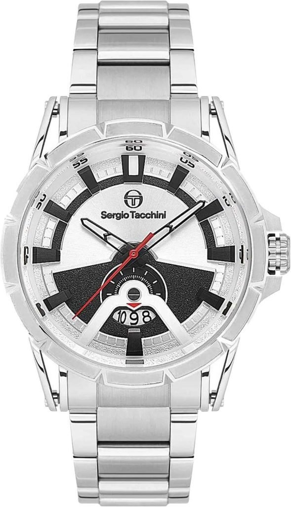ST.1.10454 is a men's with a silver stainless/ versai