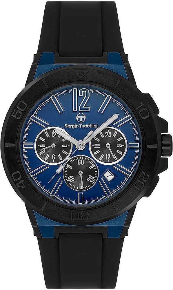 ST.1.10458 is a men's multi-functional silicon watch/ versai