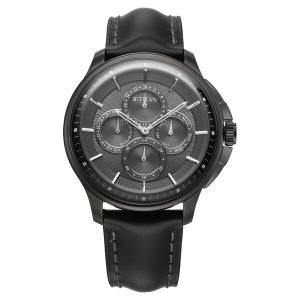 Titan Classique Four Eye Multifunction Leather Strap,90217QL01