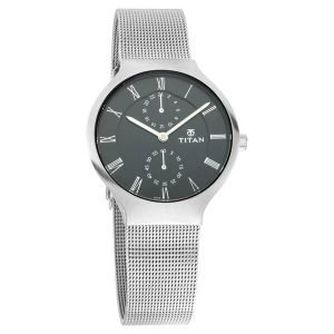 Titan Workday Wonders Metal Watch for Women, 95068SM