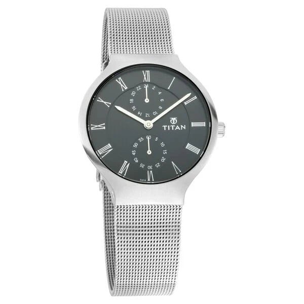 Titan Workday Wonders Metal Watch for Women, 95068SM