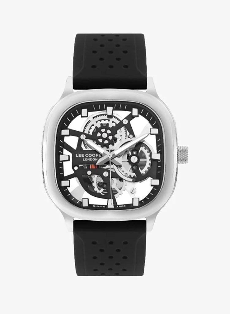 "Lee Cooper Men's Analog Watch Silicone Band, LC07973