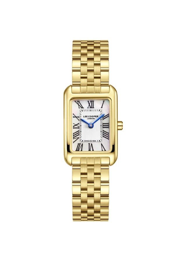 "Lee Cooper Women's Watch Analog Mother of Pearl Dial with Stainless Steel Band, LC08135 "