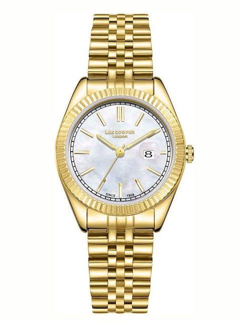 "Lee Cooper Women's Analog Watch Metal Band,LC08210 "