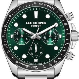Lee Cooper Men's Multifunction Watch Silver Metal Band,LC08215
