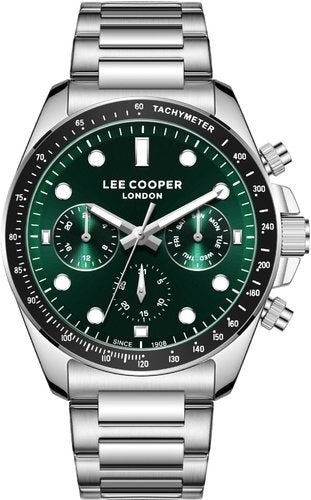 Lee Cooper Men's Multifunction Watch Silver Metal Band,LC08215