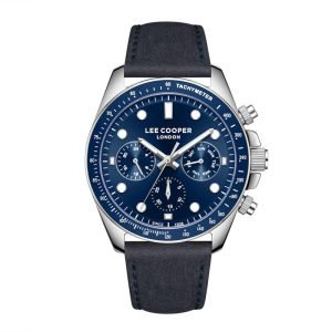 Lee Cooper Men's Multifunction Watch Leather Strap, LC08233